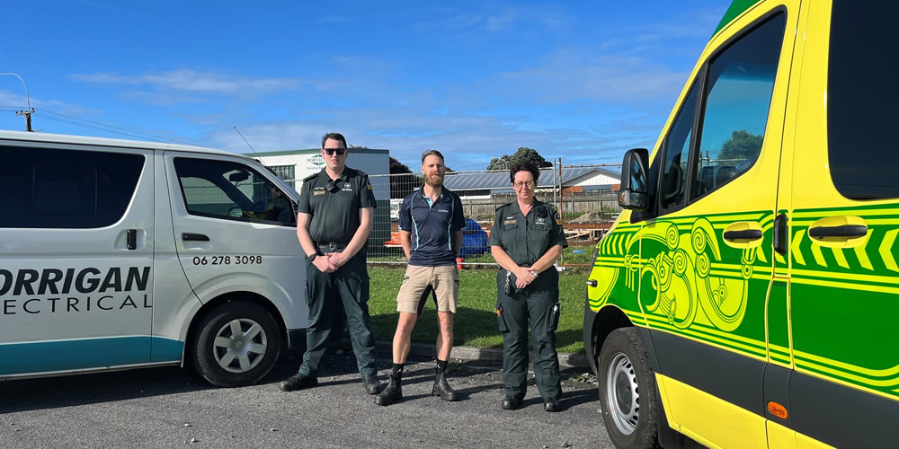 Corrigan Electrical Is The Hawera Electrical Contractor For St John Ambulance Station
